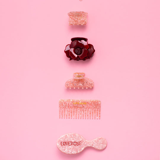 Haarbürste mit Glitzerstein