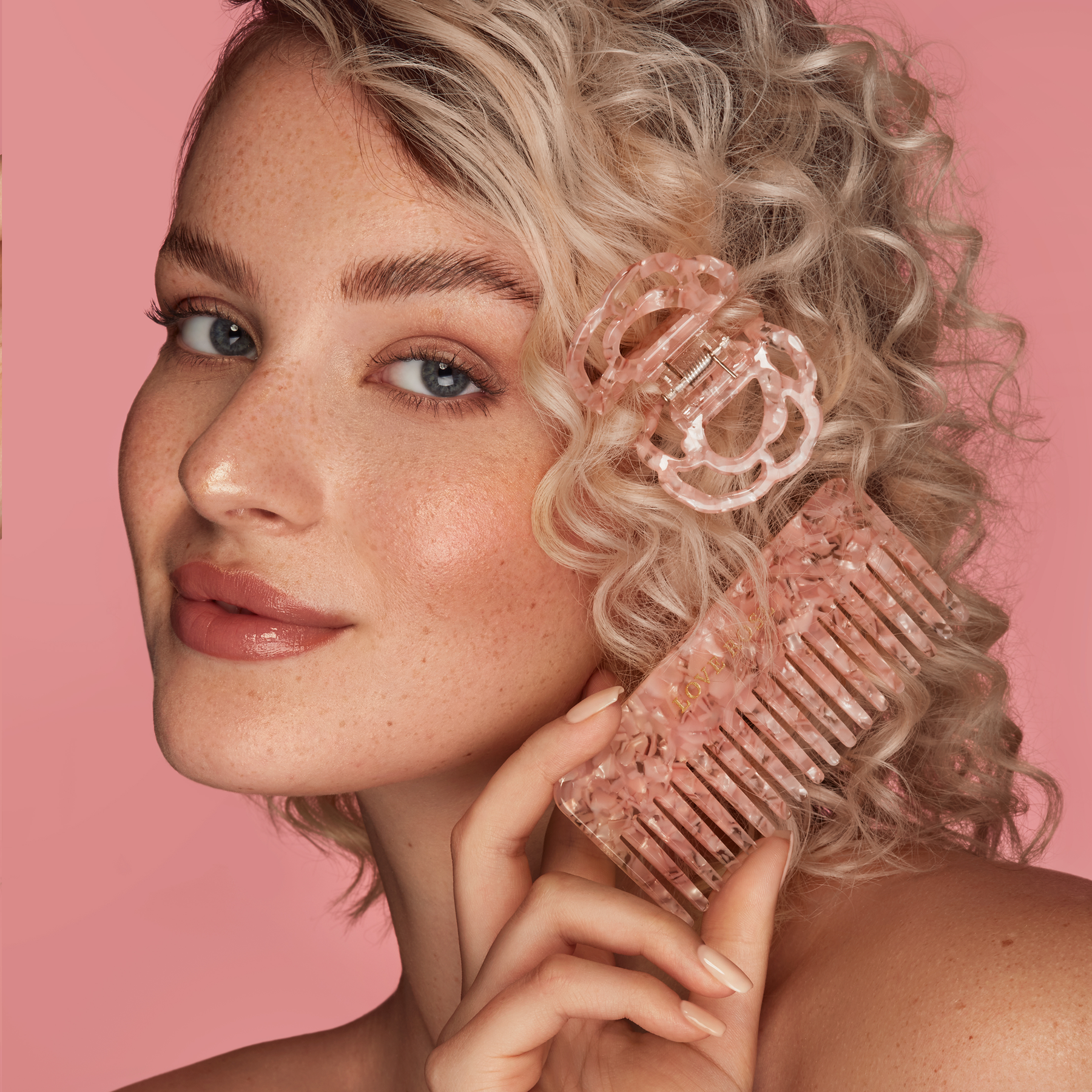Rosen Haarspange - Love Rose Cosmetics