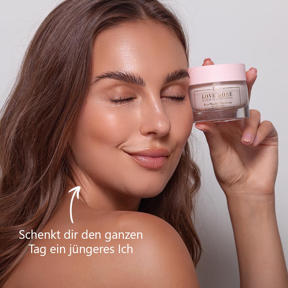 Rose Wonder Silk Cream - 24h Pflege - Love Rose Cosmetics
